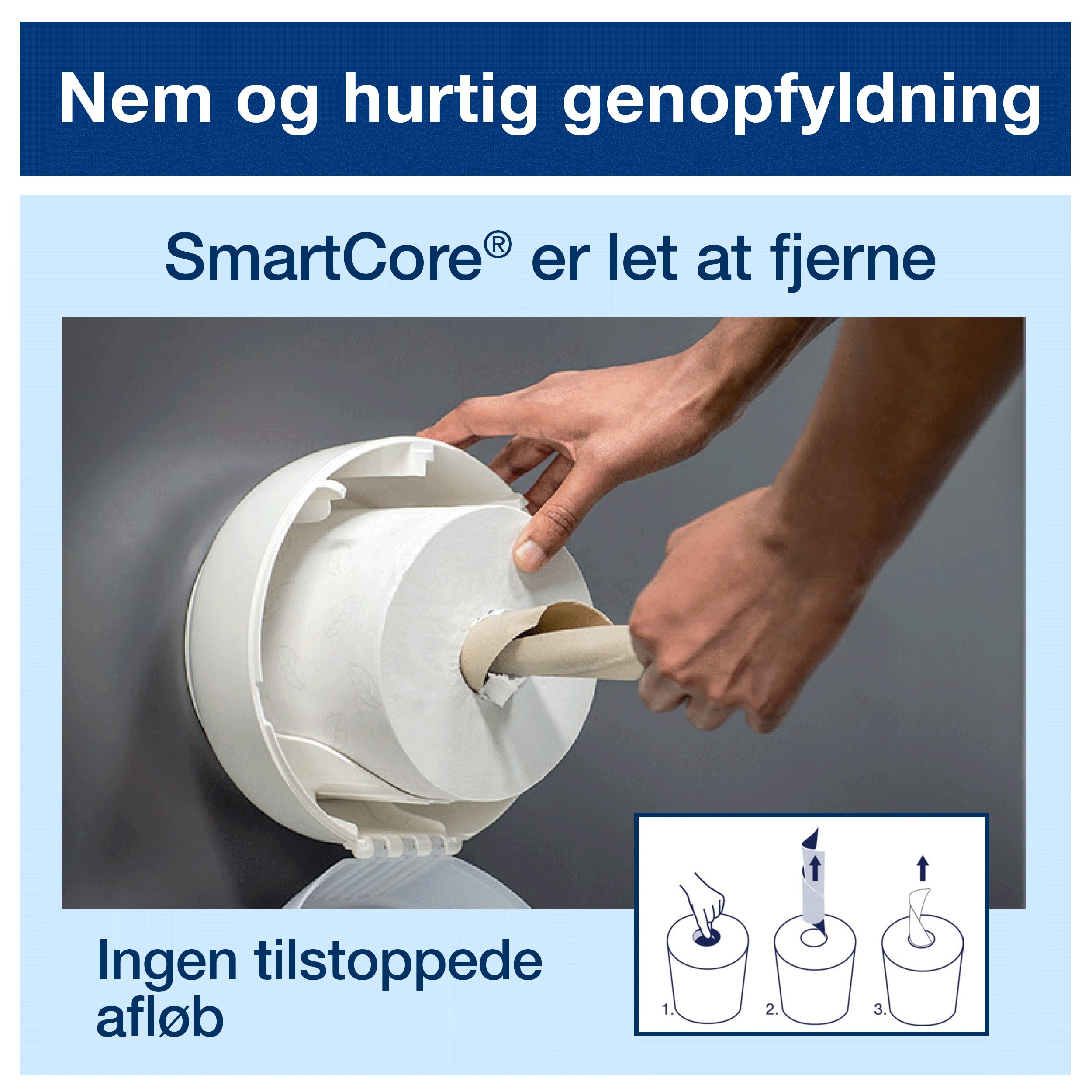 Tork Toiletpapir T9 Smart One,  (12 ruller) 472193