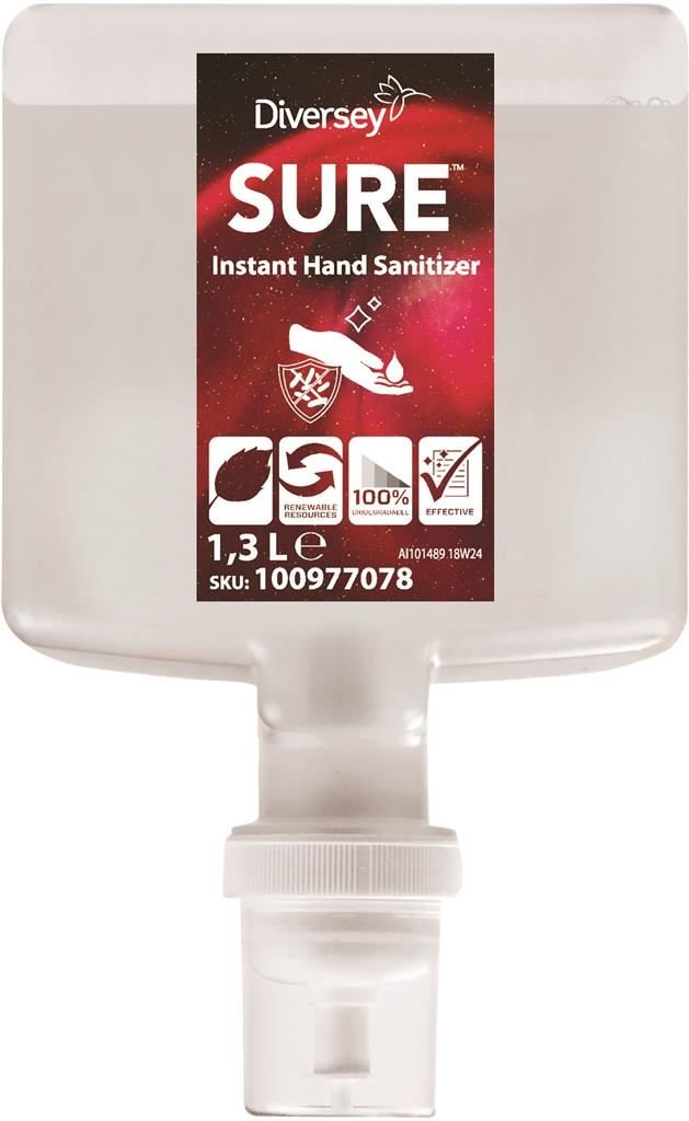 Diversey SURE Instant Hand Sanitizer, IntelliCare - 1,3L