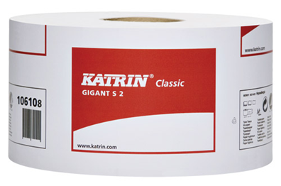 Toiletpapir Jumbo Katrin Classic S (12 ruller)