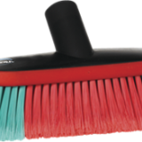 Autobrste m/vandgennemlb til skaft