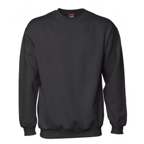 ID sweatshirt m/ rund hals - Sort