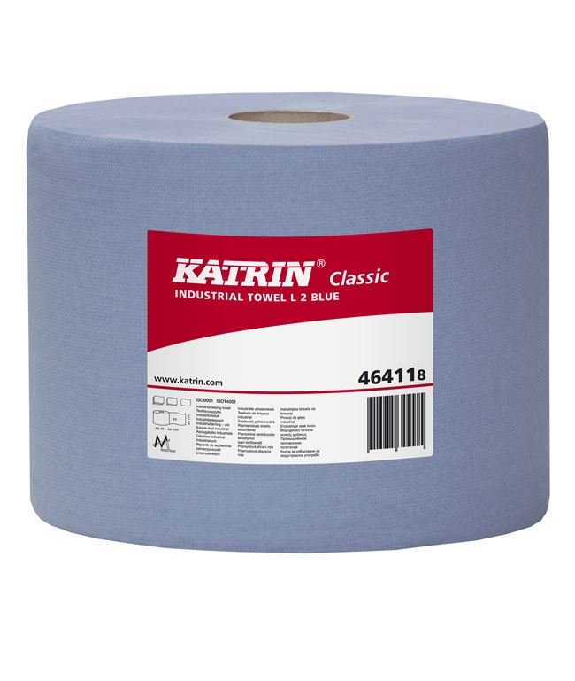 Værkstedsrulle Katrin Classic L2 blå, 2 stk.