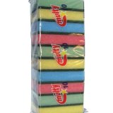 Mini svamp m/ grn nylon, 10 stk.