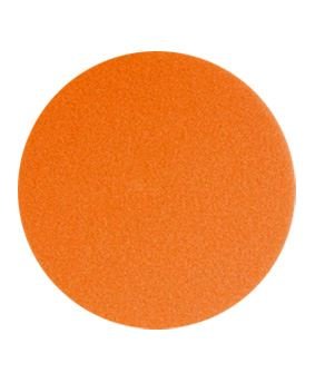 W8 polerpude m/ velcro, orange, 160 mm