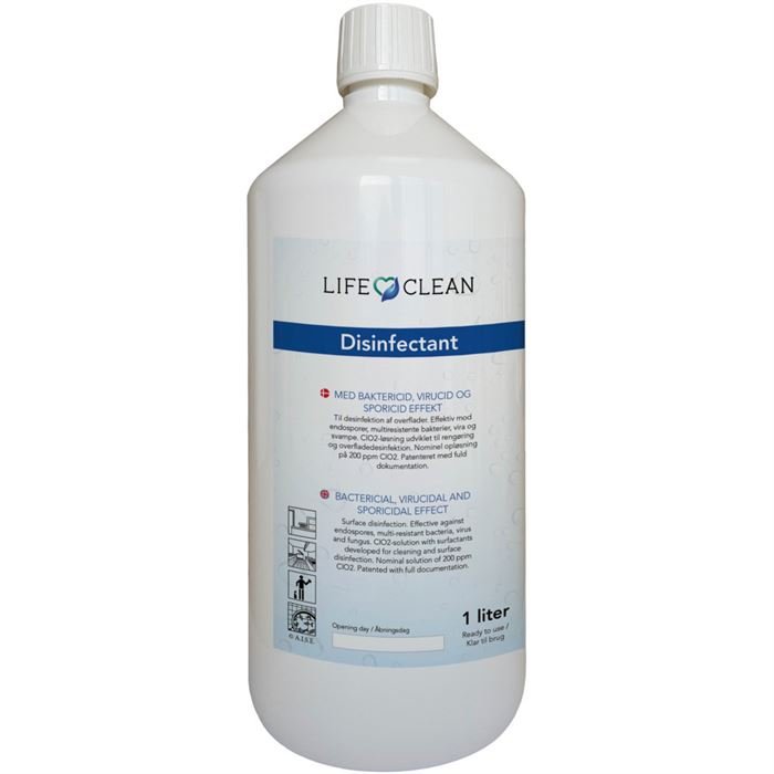 Lifeclean overflade-desinfektion 1 l.
